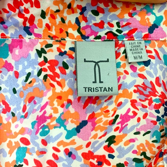 100% Silk TRISTAN colourful shirt - Picture 8 of 8